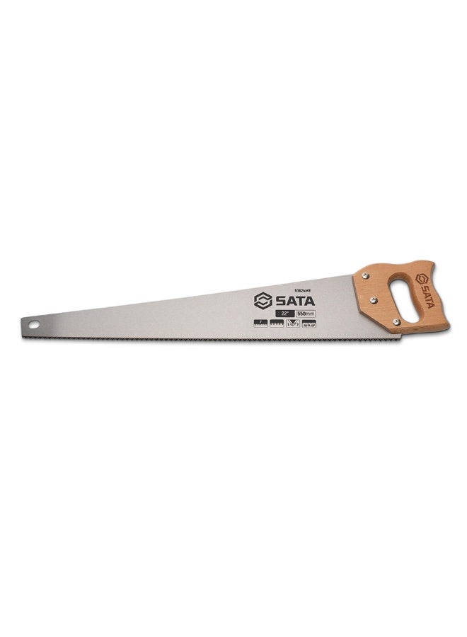 SATA ST93624ME 550mm Wood Handle Hand Saw 7 teeth/inch - Image 2