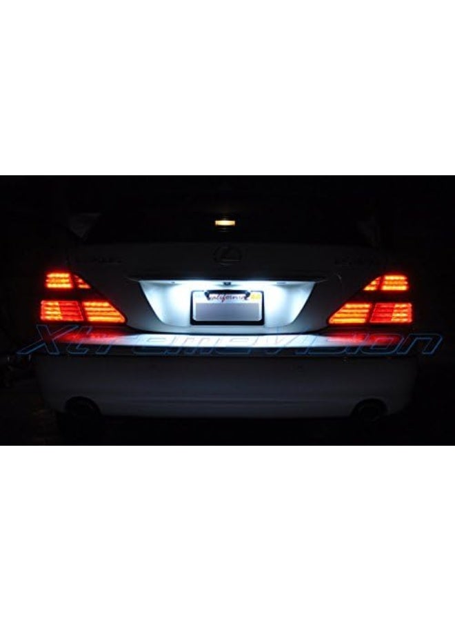 XTREME VISION إضاءة LED داخلية Xtremevision لسيارة GMC Acadia 2007-2014 (8 قطع) مجموعة إضاءة LED داخلية بيضاء باردة + أداة تركيب - Image 5
