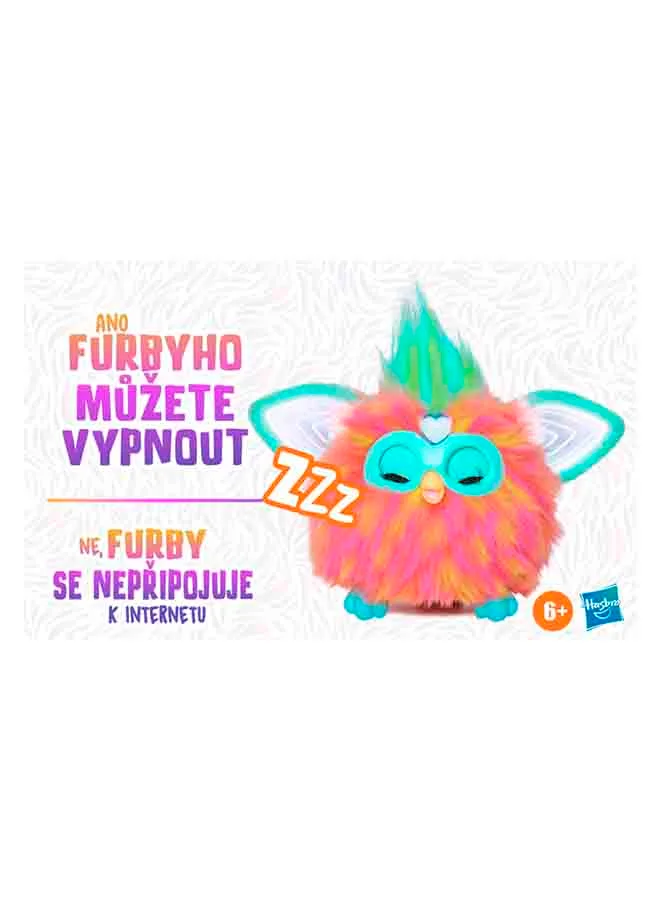 Furby Furblets Coral, 15 Fashion Accessories, Interactive Plush Toys for 6 Year Old Girls & Boys & Up, Voice Activated Animatronic