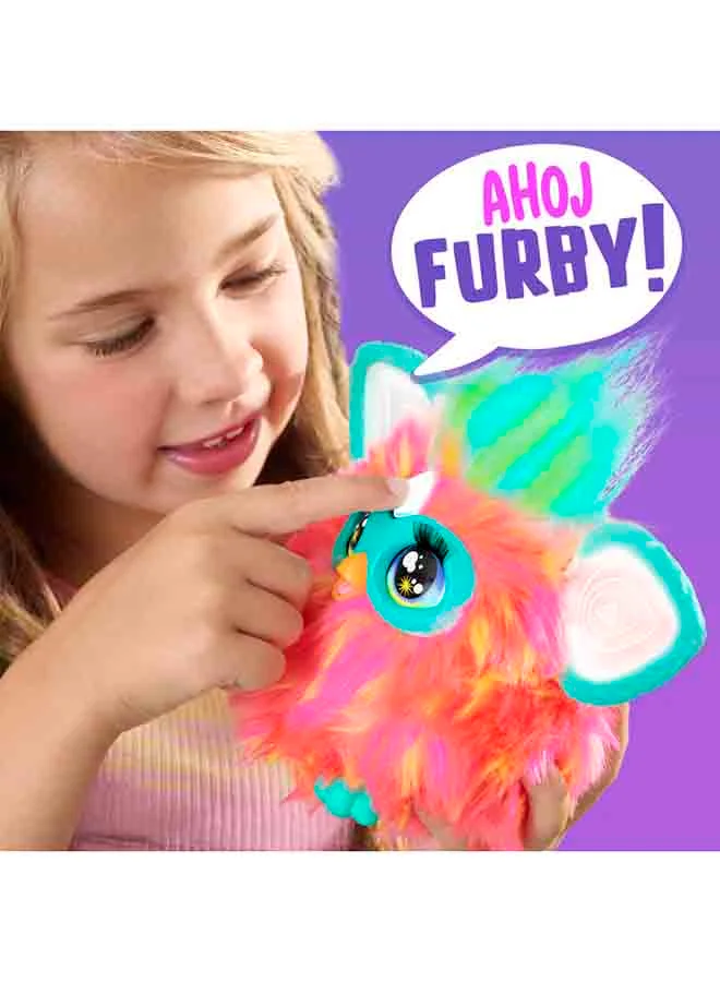 Furby Furblets Coral, 15 Fashion Accessories, Interactive Plush Toys for 6 Year Old Girls & Boys & Up, Voice Activated Animatronic