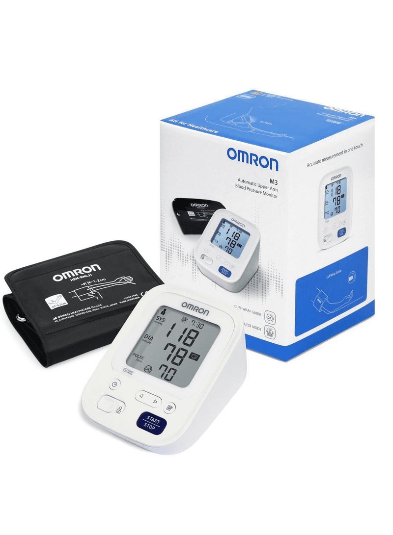 أم ثري شاشة M3 لقياس ضغط الدم من الجزء العلوي للذراع بتصميم أوتوماتيك - Image 1