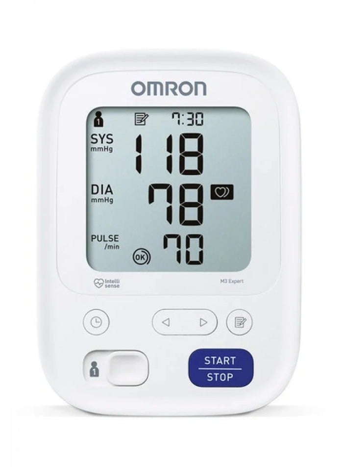 أم ثري شاشة M3 لقياس ضغط الدم من الجزء العلوي للذراع بتصميم أوتوماتيك - Image 2