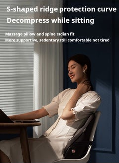 M MIAOYAN Waist massager cervical spine car home electric multi-functional office pillow cushion massager  - Image 4