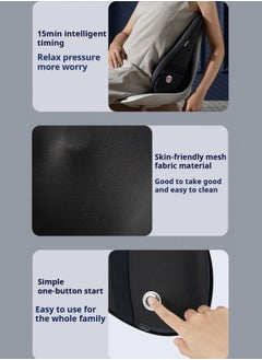 M MIAOYAN Waist massager cervical spine car home electric multi-functional office pillow cushion massager  - Image 5