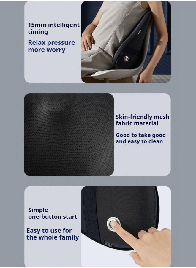 Waist massager cervical spine car home electric multi-functional office pillow cushion massager