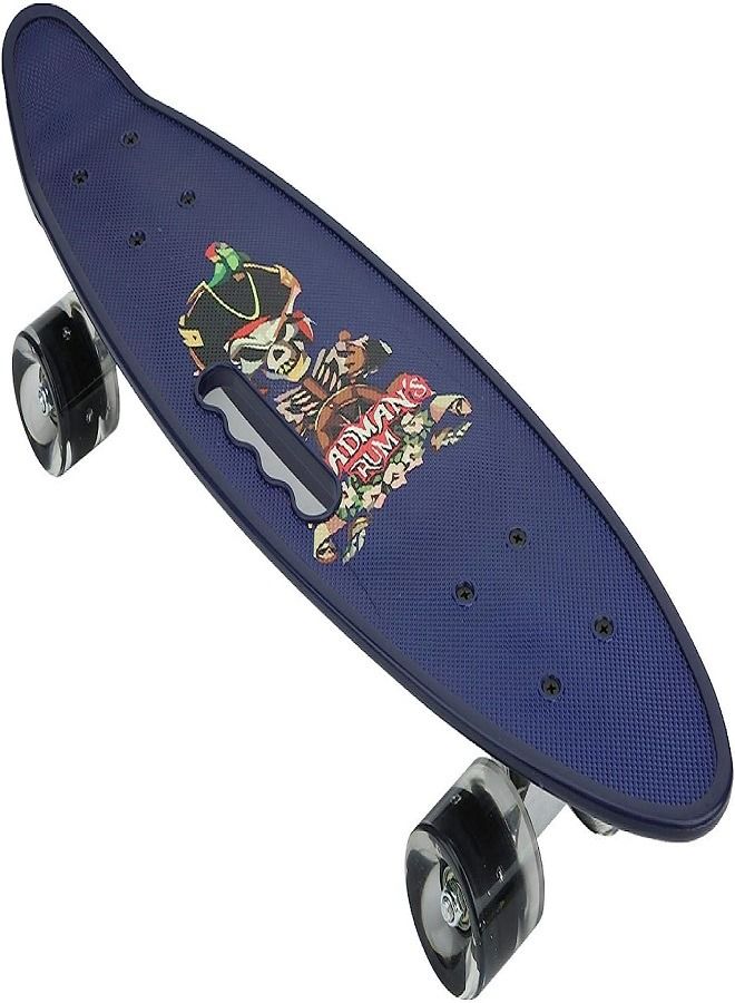 24 Inch Skateboard Fibre Skating Board (Black) - Image 2