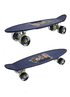 Generic 24 Inch Skateboard Fibre Skating Board (Black)  - Image 4