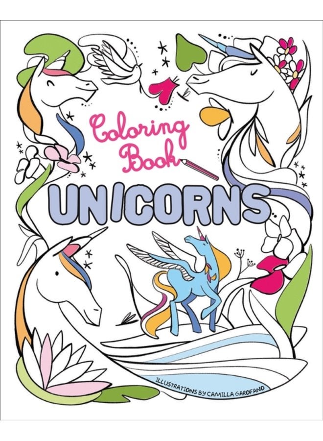 Unicorns Coloring Book - Paperback