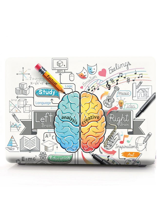 Generic - For Apple Notebook Protective Shell 13/15 Inch Creative Left And Right Brain Series Color Printing Protective Shell-Color:KZ-577 Intelligence Left And Right Brain-Applicable Model:16pro （A2141） - Image 1