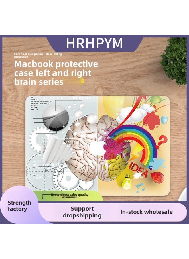Generic - For Apple Notebook Protective Shell 13/15 Inch Creative Left And Right Brain Series Color Printing Protective Shell-Color:KZ-577 Intelligence Left And Right Brain-Applicable Model:16pro （A2141） - Image 1