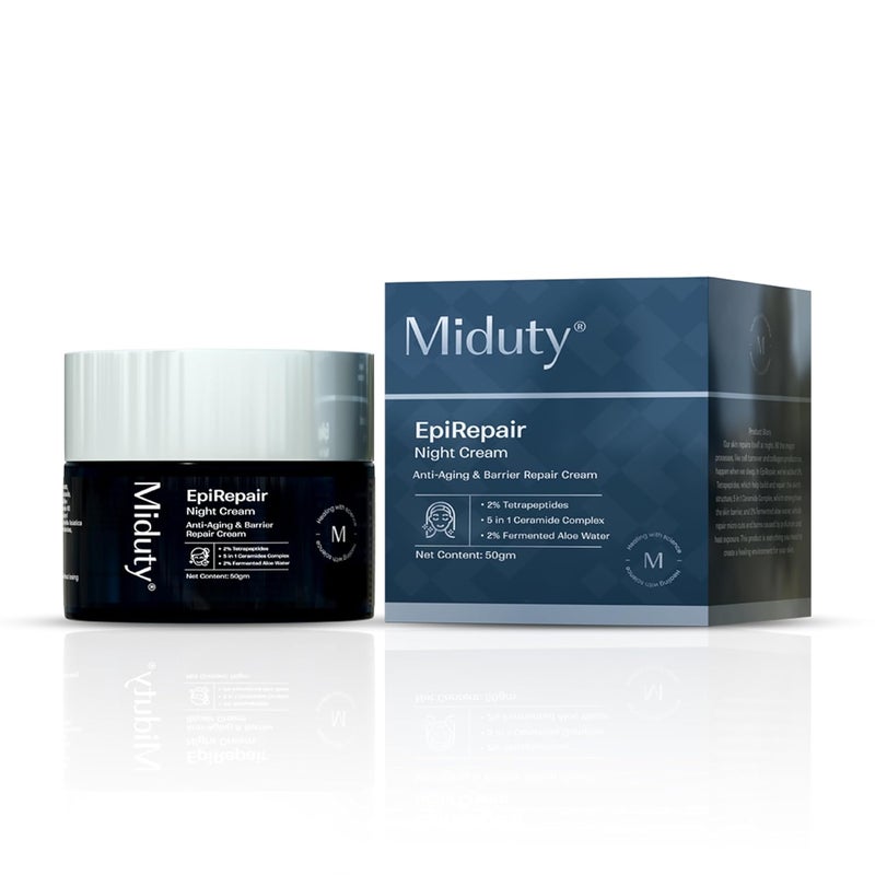 Miduty EpiRepair Night Cream- Skin Care Barrier Repair Cream - 50gm - Image 1