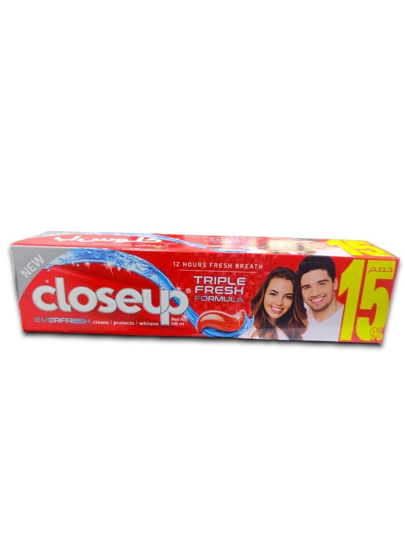 Red Toothpaste – 100 m
