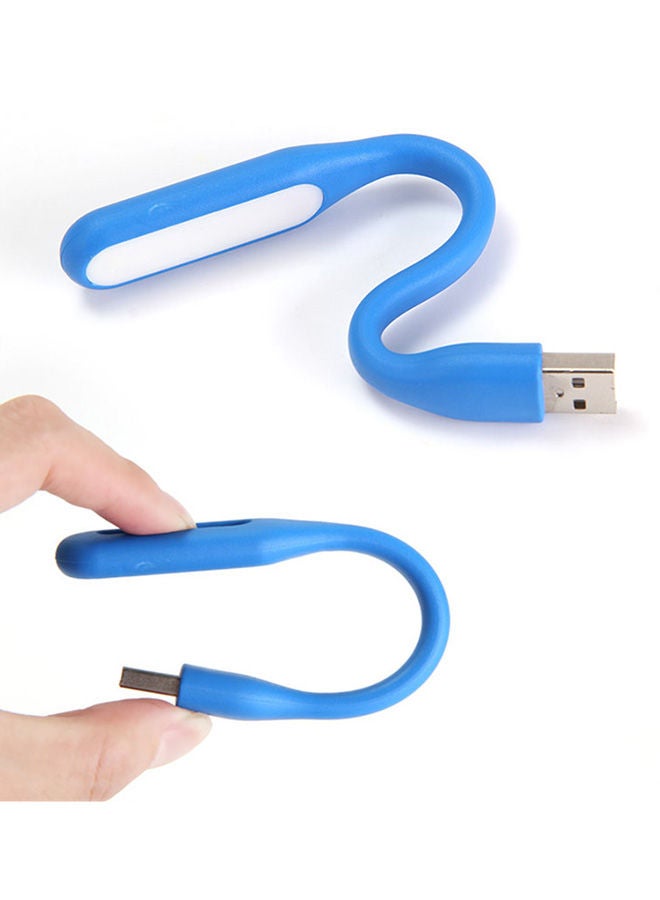 نيبمينينت قطعتان من مصباح LED ليلي صغير ومرن بمنفذ USB لأجهزة اللابتوب والباور بنك أزرق 16.51x1.78x0.89سم - Image 4