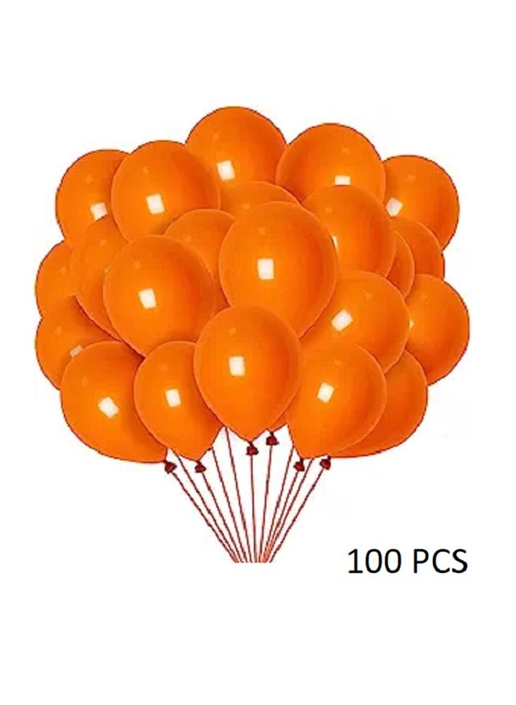 بوكسوودس 100 قطعة بالونات برتقالية - Image 1