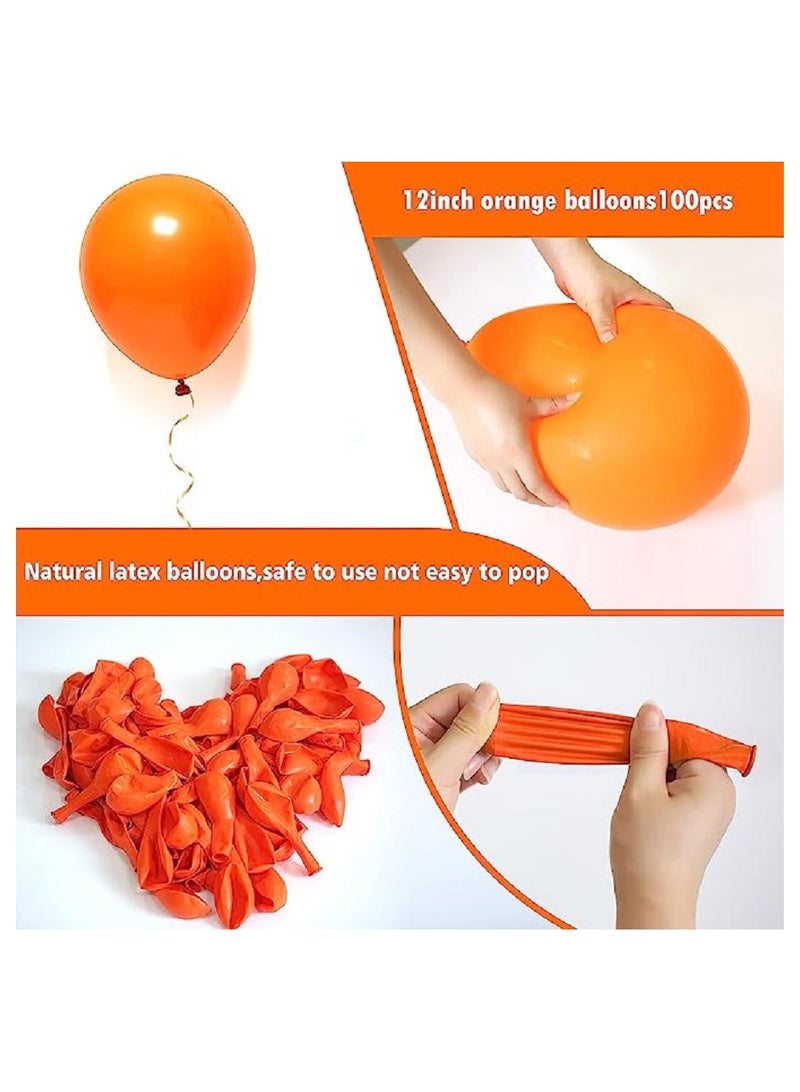 بوكسوودس 100 قطعة بالونات برتقالية - Image 2