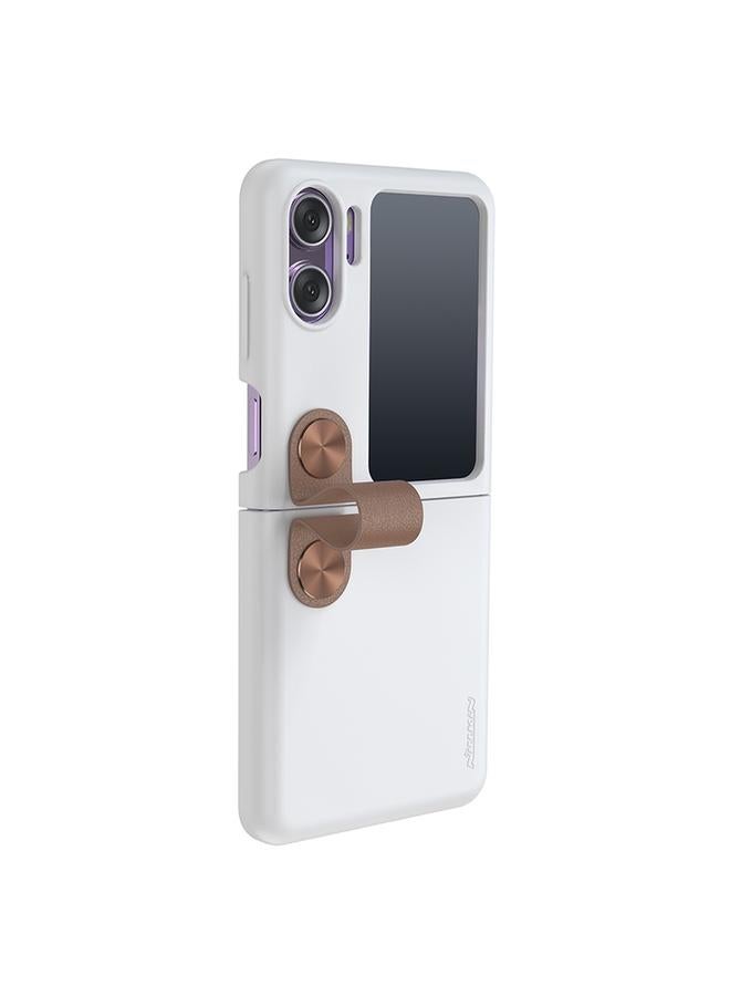 Nillkin Case For OPPO Find N2 Flip Skin Feel Liquid Silicone Phone Case With Finger Strap - Image 1