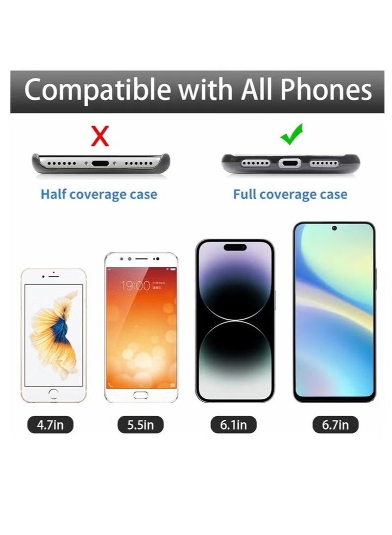 2 PCS Phone Wrist Strap Cell Phone Lanyard, Smartphone Wristlet Bracelet Keychain Anti Theft Phone Strap for Women Girls - Image 4