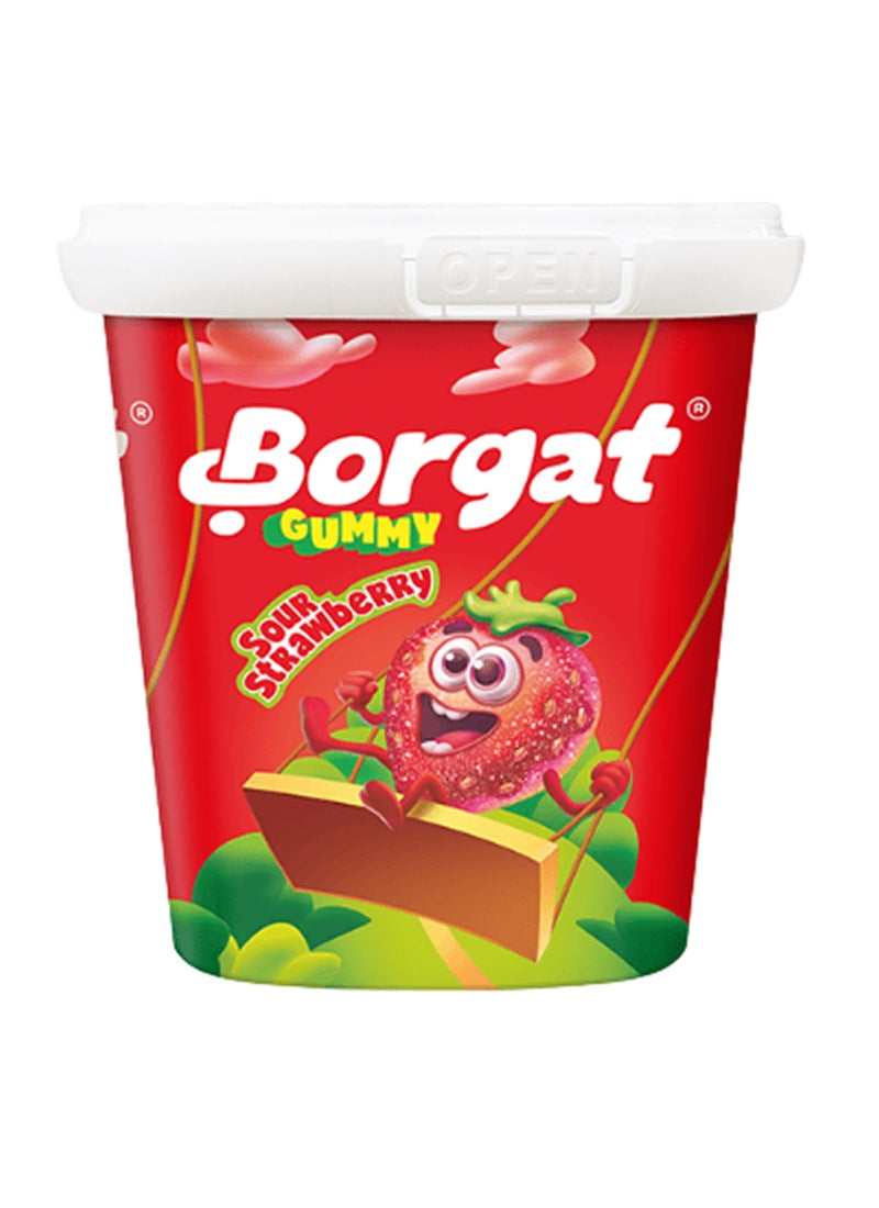 Borgat Sour Strawberry Gummy Tub - Image 1