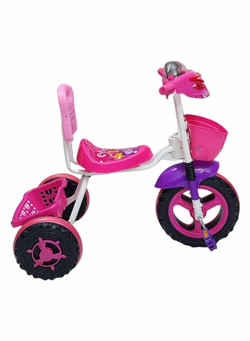 BABYCARA Comfortable Seat Plastic Basket Tricycle With Non-Slip Grips For Kids  - Image 2