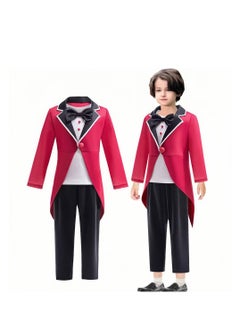 Digital Circus Caine Costume, Kids Cosplay Outfits, Halloween costume, Circus Costume, Boys Caine Costume for Halloween Party Carnival Cosplay Birthday Hallowen Party Sets