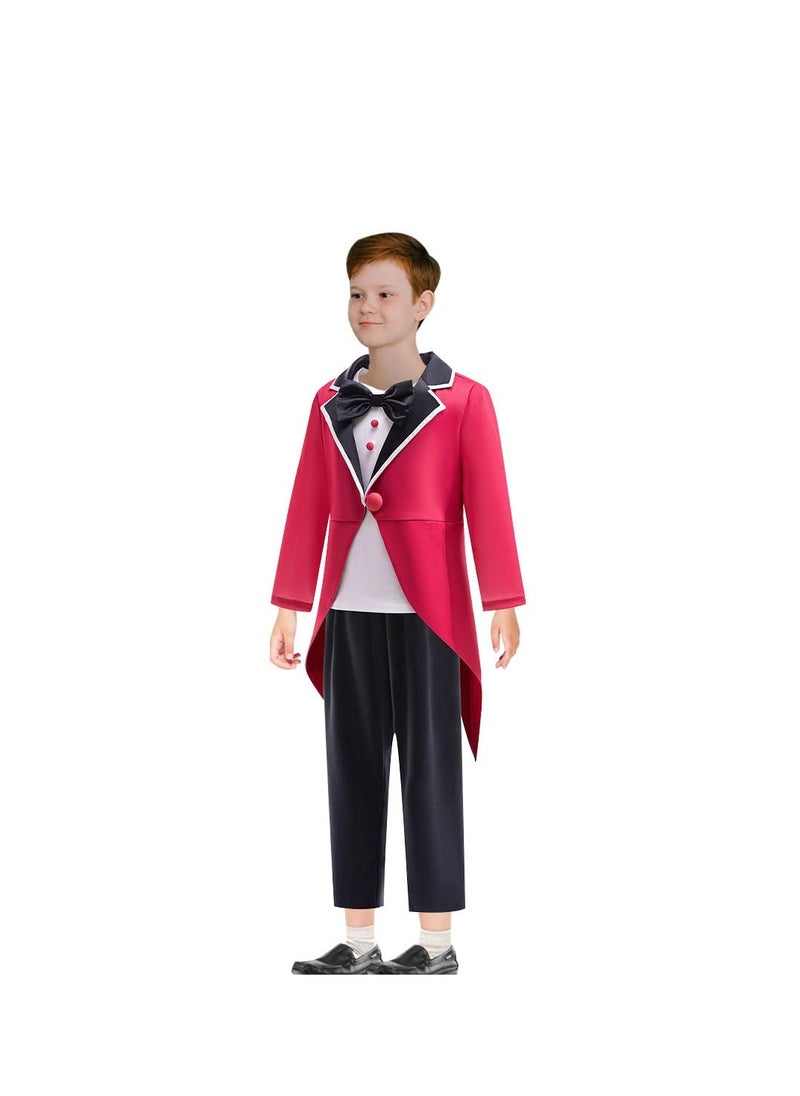 SYOSI - Digital Circus Caine Costume, Kids Cosplay Outfits, Halloween costume, Circus Costume, Boys Caine Costume for Halloween Party Carnival Cosplay Birthday Hallowen Party Sets - Image 1