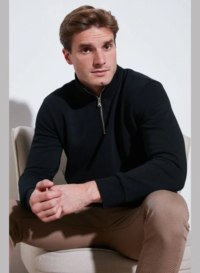 Buratti Buratti Cotton Regular Fit Stand-Up Collar 2-Pack Men's Sweatshirt 59052592S2