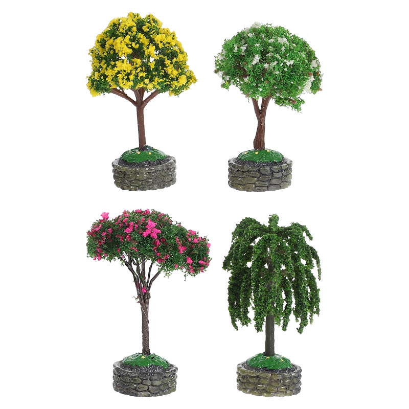 Mini Model Miniature Trees for Creative Garden and Diorama Projects, Realistic Design - Image 1