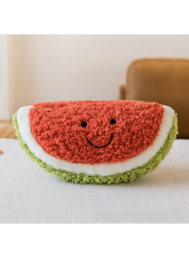 Simulation Fruit Series Plush Toy Doll Doll Banana Watermelon Radish Eight Inch Grab Doll Wholesale-Specifications:Pumpkin-Color:20-24cm - Image 5