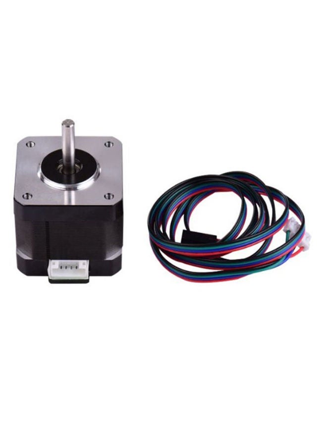 NIBEMINENT 3D Printer Stepping Motor With Cable Black/Silver  - Image 1
