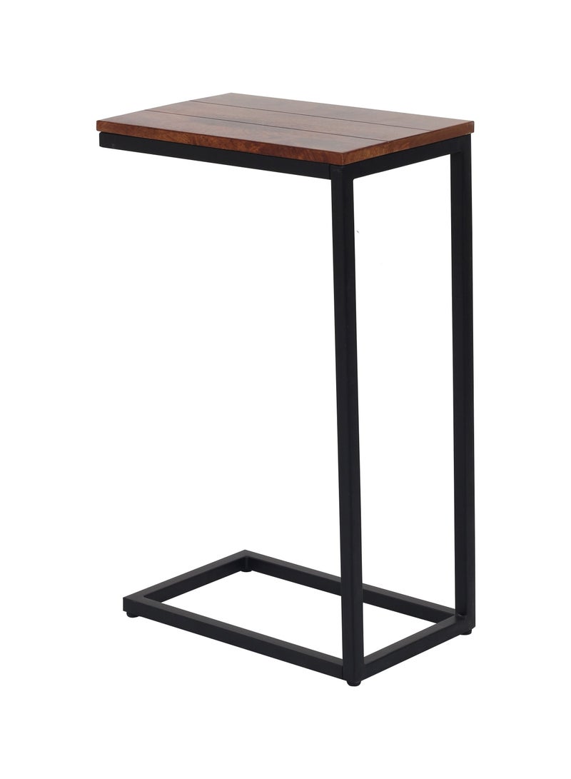 Generic AVA DESIGNZ End Table side table C shaped table for Living room, Bedroom snacks table 10 year warranty (chestnut)  - Image 3