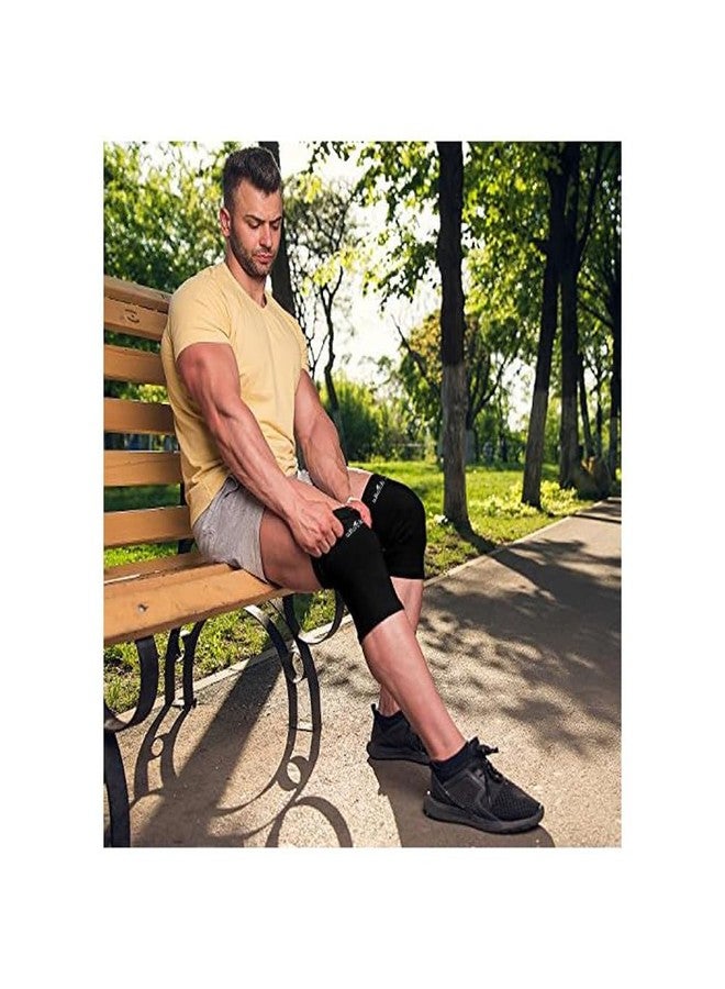UROCK Knee Caps For Women & Men Knee Support For Men Gym Knee Cap For Men Knee Pain Relief Products Knee Support For Women Knee Brace For Knee Pain Knee Pad Knee Guard Knee Band Knee Belt (XL) - Image 2