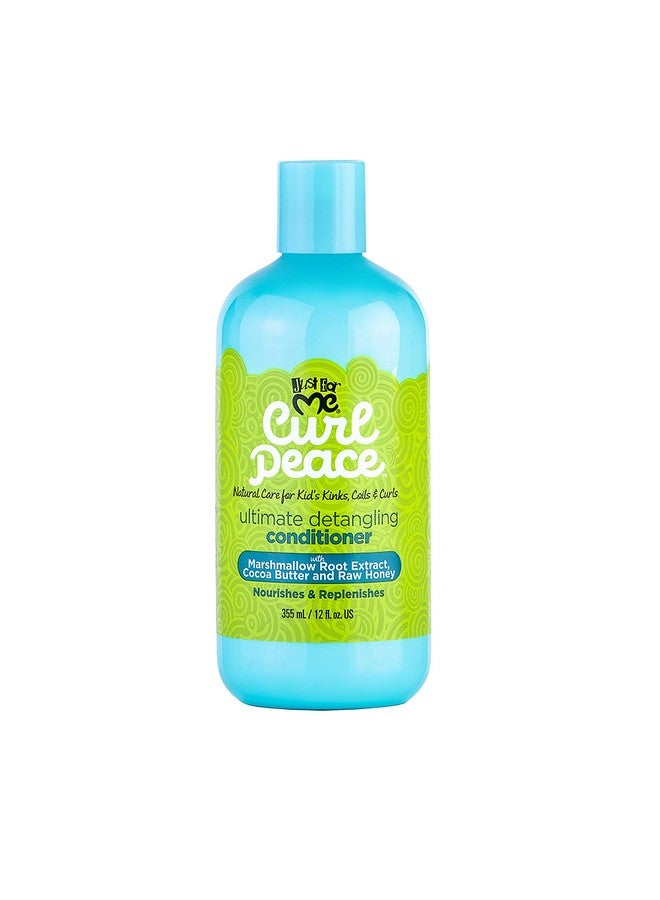 Just for Me Curl Peace Ultimate Detangling Conditioner Nourishes & Replenishes Contains Marshmallow Root Extract Cocoa Butter & Raw Honey Sulfate Free No Animal Testing 12 Oz - Image 1