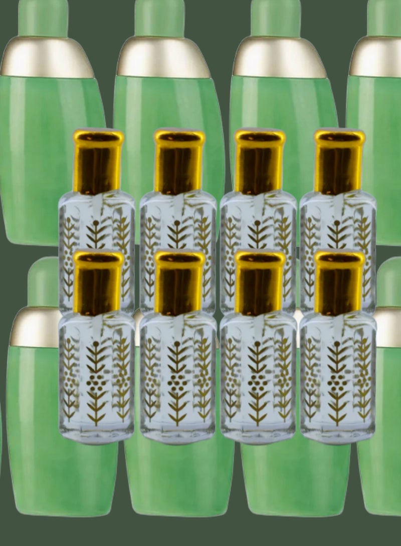 8 Pieces Eden Essential Oil For Women Original Clear 12 Ml