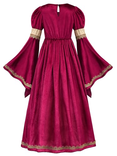 ReliBeauty Medieval Princess Costume for Girls150 - Image 3