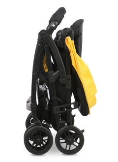 Jeep Jeep Compact Air Stroller by Delta Children | Lightweight Travel Stroller | One-Hand Fold | Reclining Seat | UPF 50+ Sun Canopy | Storage Basket | Smooth Ride | 5-Point Harness  - Image 3