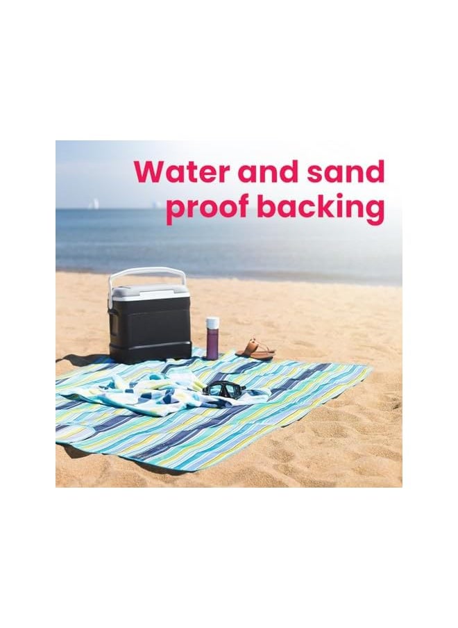 erorex EROREX Foldable Picnic Mat Waterproof Portable Outdoor Camping Blanket Beach Mat and Family Park Garden Multipurpose Mat, 150X200cm (1.5MX2M), Pack of 1  - Image 5