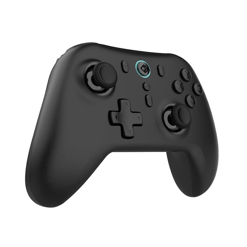 Cosmic Byte وحدة تحكم Blitz اللاسلكية والسلكية لجهاز الكمبيوتر، عصا التحكم وتأثير هول، معدل استقصاء 1000Hz، اهتزاز قابل للتعديل، توربو وتوربو تلقائي (أسود) - Image 1