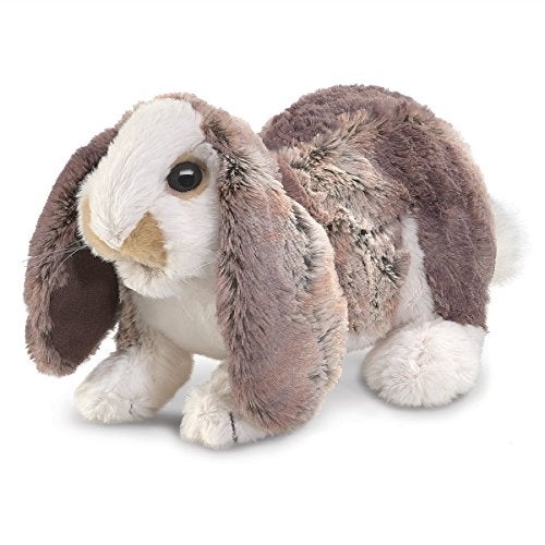 Folkmanis Baby Lop Rabbit Hand Puppet - Image 1