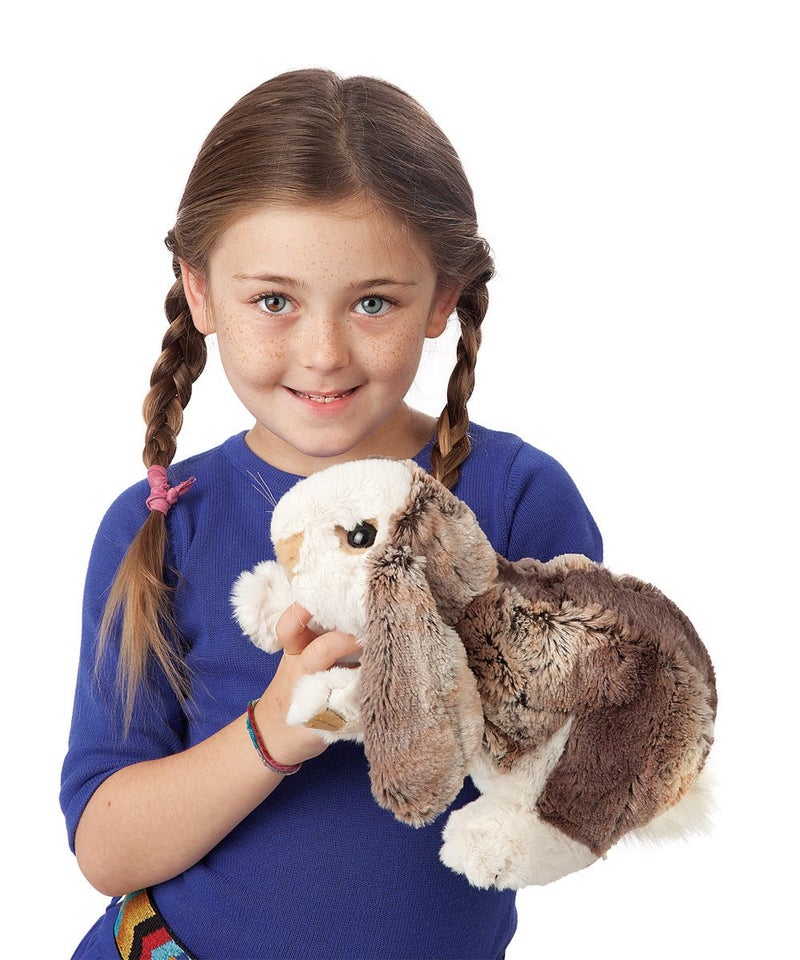 Folkmanis Baby Lop Rabbit Hand Puppet - Image 3