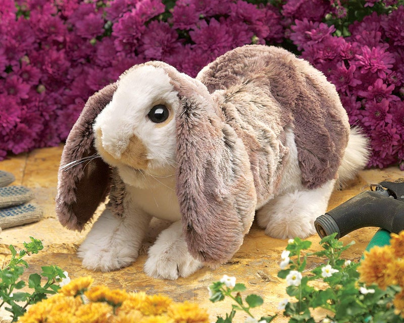 Folkmanis Baby Lop Rabbit Hand Puppet - Image 4