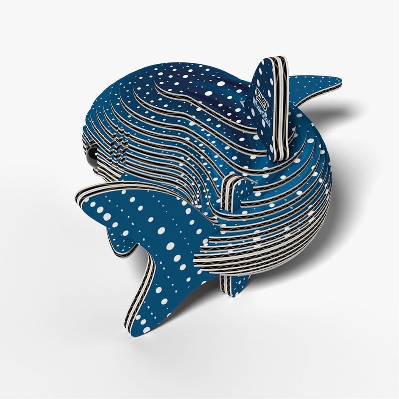 EUGY Wide use selected material 049 Whale Shark Eco-Friendly 3D Paper Puzzle [New Seal] All season compatible build - Image 4