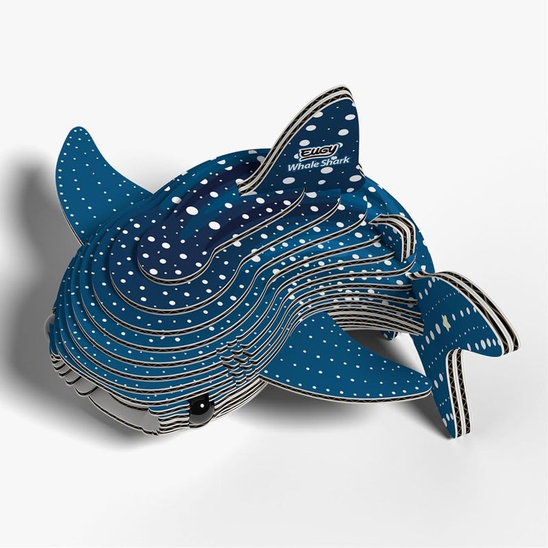EUGY Wide use selected material 049 Whale Shark Eco-Friendly 3D Paper Puzzle [New Seal] All season compatible build - Image 5