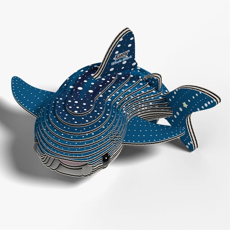 EUGY Wide use selected material 049 Whale Shark Eco-Friendly 3D Paper Puzzle [New Seal] All season compatible build - Image 2