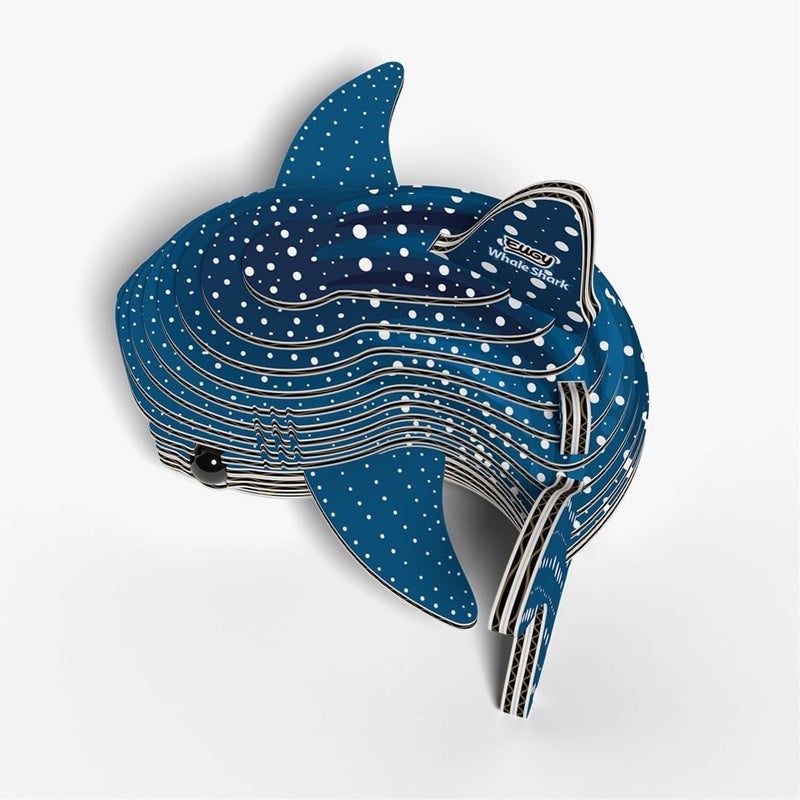 EUGY Wide use selected material 049 Whale Shark Eco-Friendly 3D Paper Puzzle [New Seal] All season compatible build - Image 3