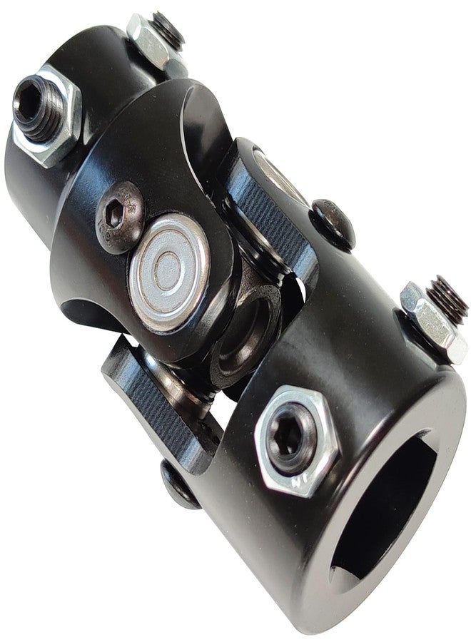 WGOHUI 3/4"DD x 1" DD U Joint for Steering Shaft, 3-1/4" Length Double D Universal Single U-Joint with Max Angle 35° Degree - Image 1