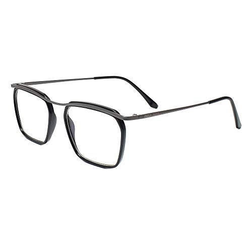 Peter Jones Square Blue Light Blocking Reading Glasses for Men and Women | Computer Readers UV Protection lenses (AG215, SIZE MEDIUM) - Image 2
