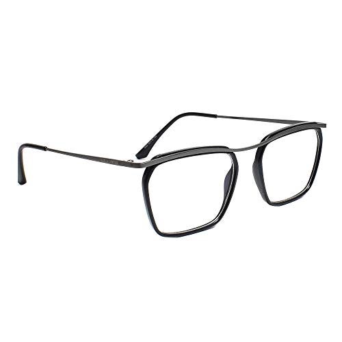 Peter Jones Square Blue Light Blocking Reading Glasses for Men and Women | Computer Readers UV Protection lenses (AG215, SIZE MEDIUM) - Image 3