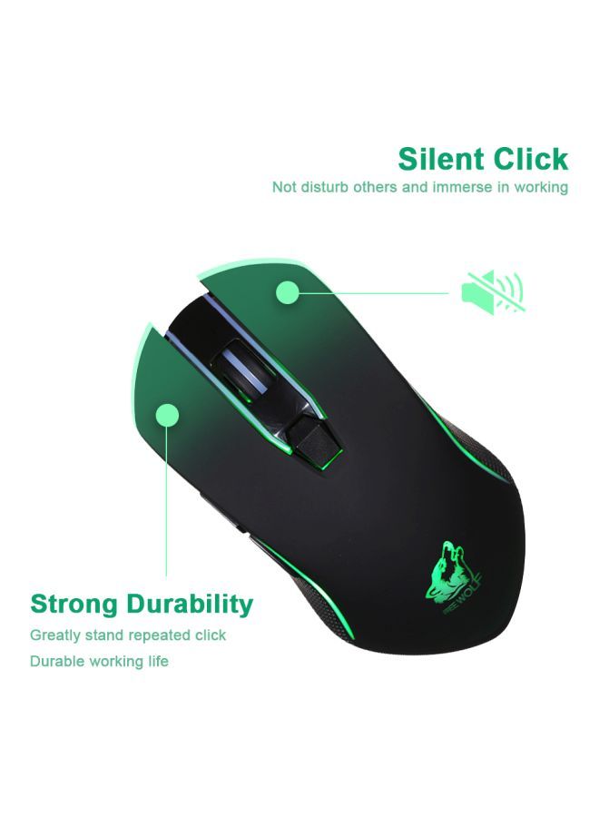 NIBEMINENT Wireless Gaming Mouse White  - Image 3
