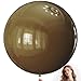 KAWKALSH Brown Balloons 9pcs 36 Inch Extra Large Big Jumbo Giant Dark Brown Boho Neutral Coffee Latex Helium Balloons for Wedding Baby Shower Gender Reveal Birthday Party Decorations - Image 2