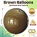 KAWKALSH Brown Balloons 9pcs 36 Inch Extra Large Big Jumbo Giant Dark Brown Boho Neutral Coffee Latex Helium Balloons for Wedding Baby Shower Gender Reveal Birthday Party Decorations - Image 4